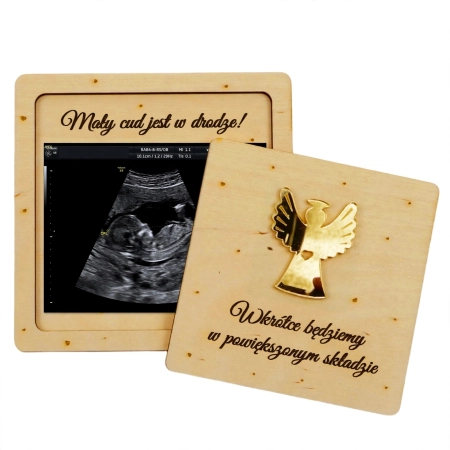 Piękna Ramka na zdjęcie USG zostaniesz babcią ciocią zostaniecie dziadkami